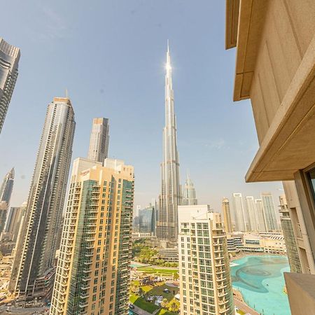 First Class 2Br With Full Burj Khalifa And Fountain View Dubai Eksteriør bilde